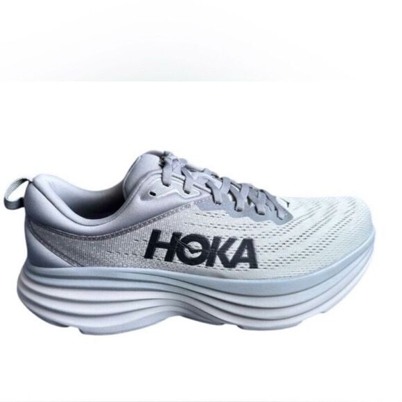Hoka One One Other - Hoka One One Bondi 8 Men's Running Shoes Gray Size 10D Athletic Sneaker